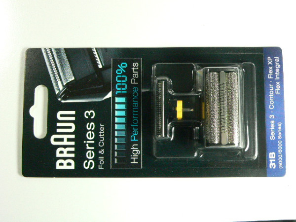 Braun Kombipack 31B, KP5000/6000, schwarz, Series 3 u. 5000